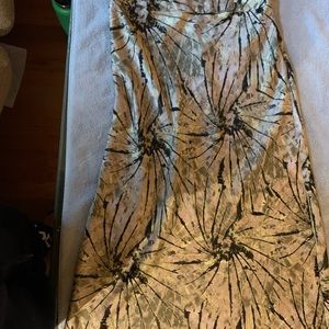 Free People Satin Midi Skirt